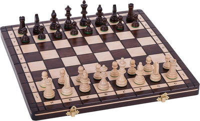 Square - Schach Schachspiel - Sport - 40 x 40 cm - Schachfiguren & Schachbrett aus Holz