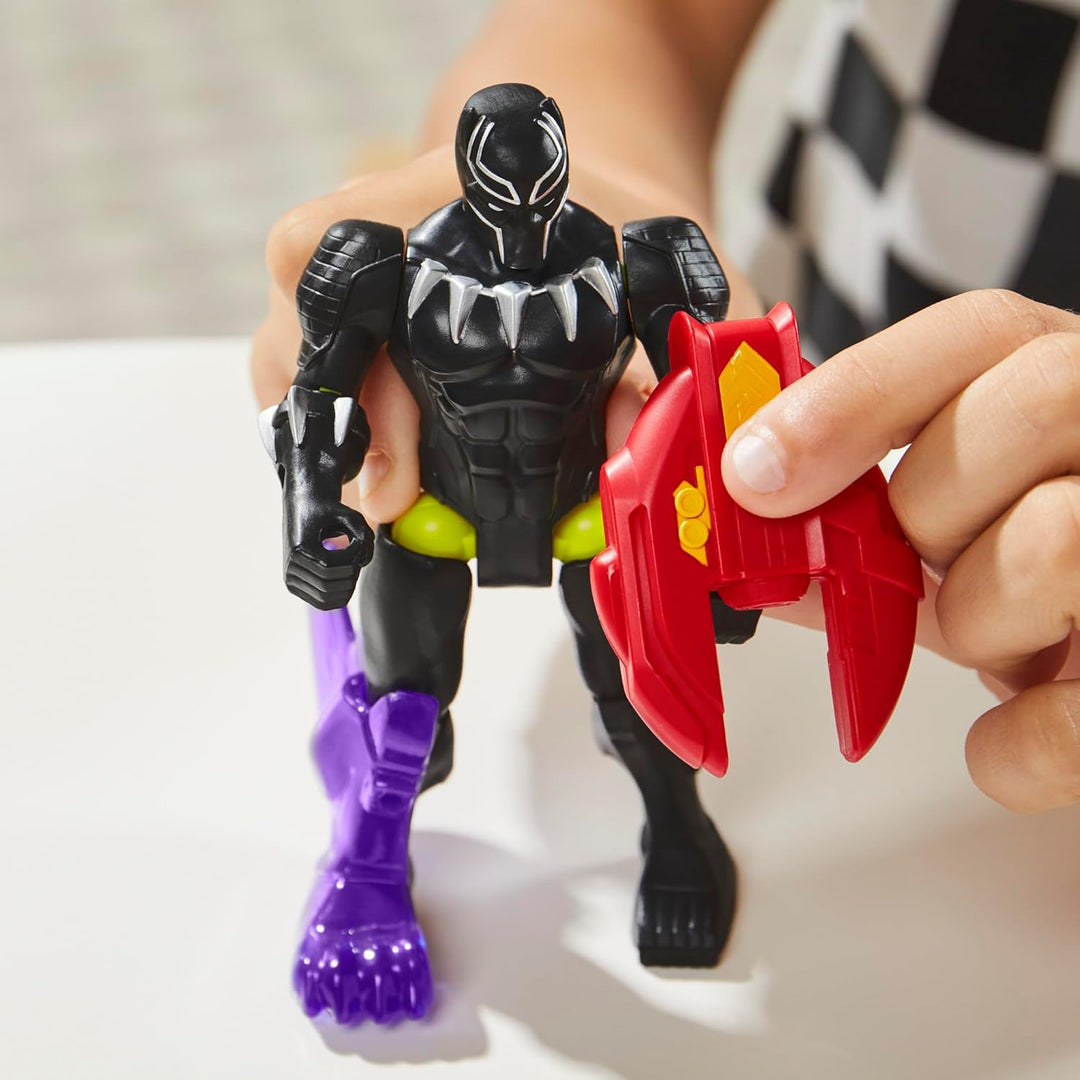 AVENGERS MixMashers Marvel Black Panther Mix-and-Match Action-Figur & Accessoires, Black Panther