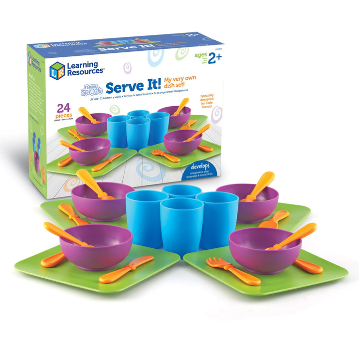 Learning Resources New Sprouts Spielgeschirr-Set Geschirrset, Geschirrset