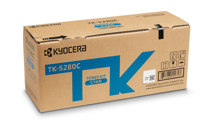 Kyocera TK-5280C Cyan. Original Toner-Kartusche 1T02TWCNL0. Kompatibel für M6235CIDN cyan Single, cy