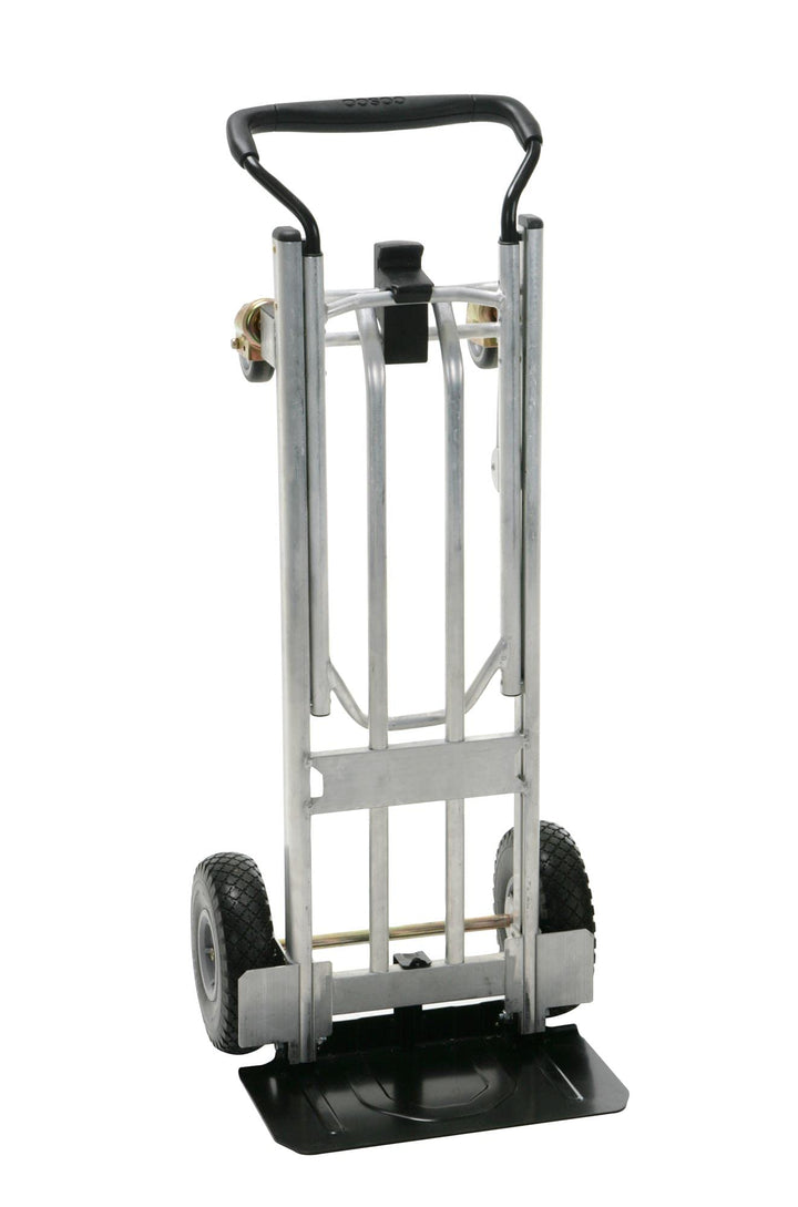COSCO 12243ASB1E 3-in-1 faltbare Sackkarre mit flachen Rädern, 362,9 kg/453,6 kg Kapazität, Aluminiu