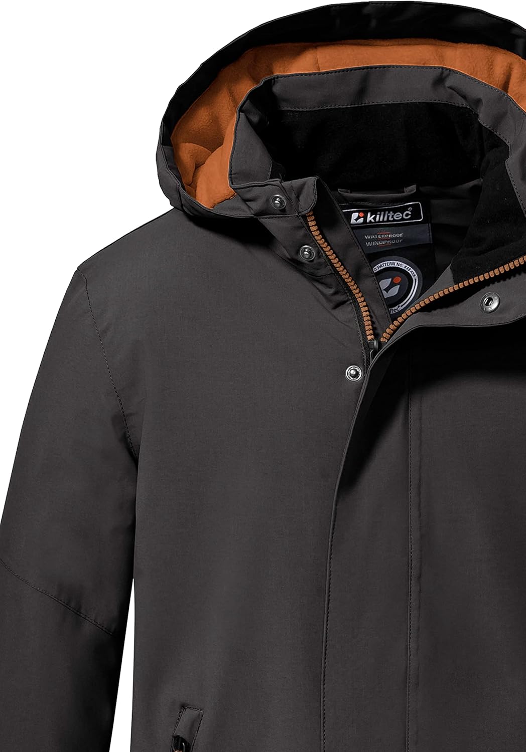 Killtec Jungen Kow 206 Bys Jckt Outdoorjacke/Funktionsjacke mit Kapuze 116 Schwarz, 116 Schwarz