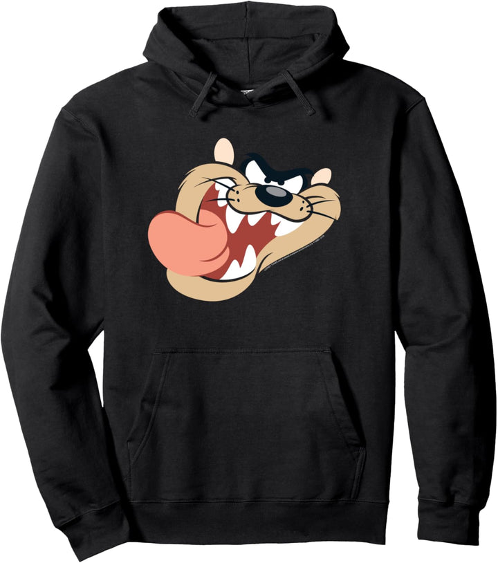 Looney Tunes Tasmanian Devil Face Pullover Hoodie