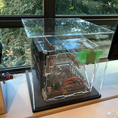 ELEpure acryl vitrine schaukasten transparente für Kollektion Lego Figuren Modell staubdichte Aufbew