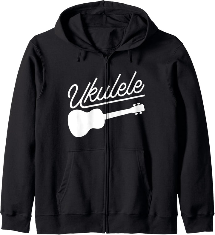 Uke Ukulele Player Ukulele Spieler Gift Geschenk Kapuzenjacke