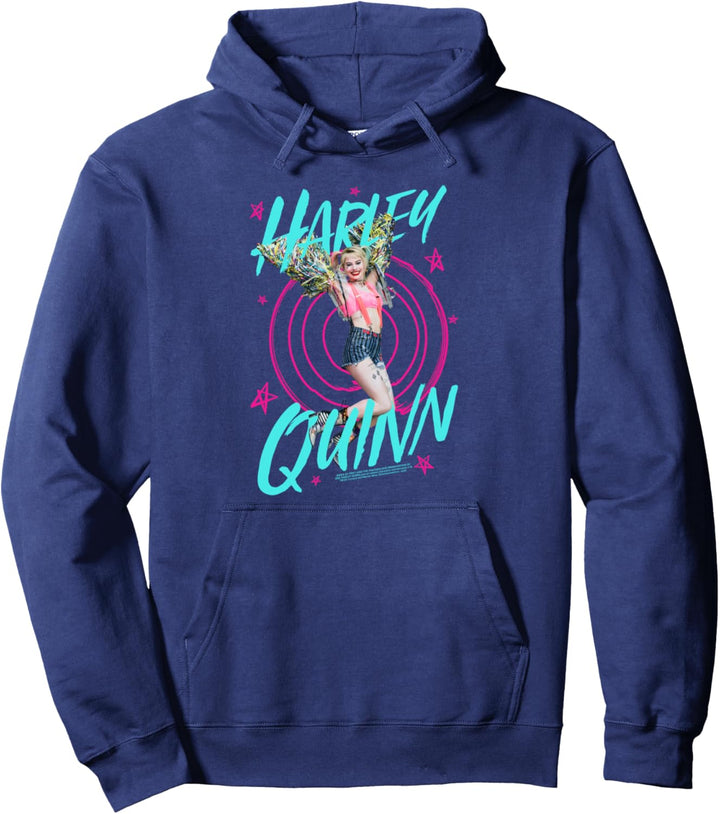 Birds of Prey Harley Quinn on Target Pullover Hoodie