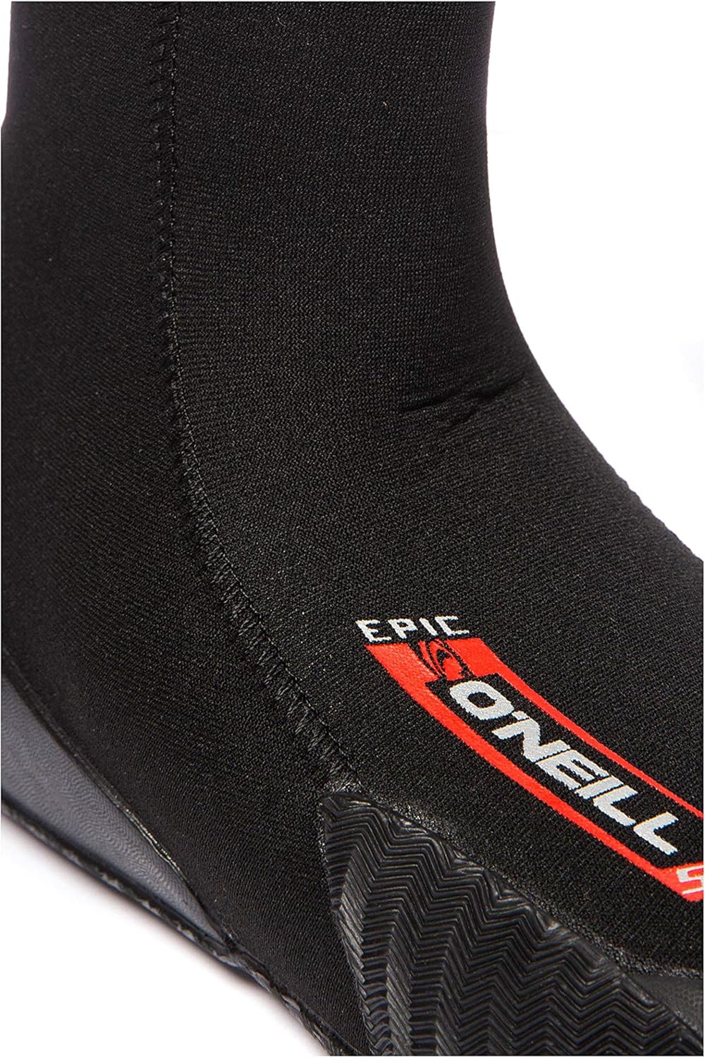 O';Neill Epic 3mm runden Zehen - Schwarz - Leicht - Unisex - Leichter Doppelschicht aus flüssigem Sc