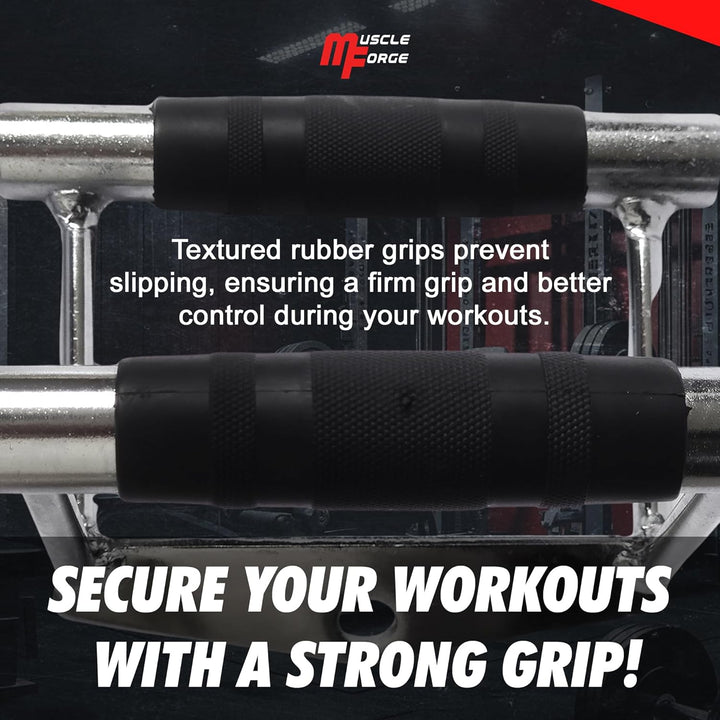 MuscleForge® Aufsatz für Latzug, Seilzug, Griff mit Drehbarem für Kabelmaschine, Kabelzug Griff für