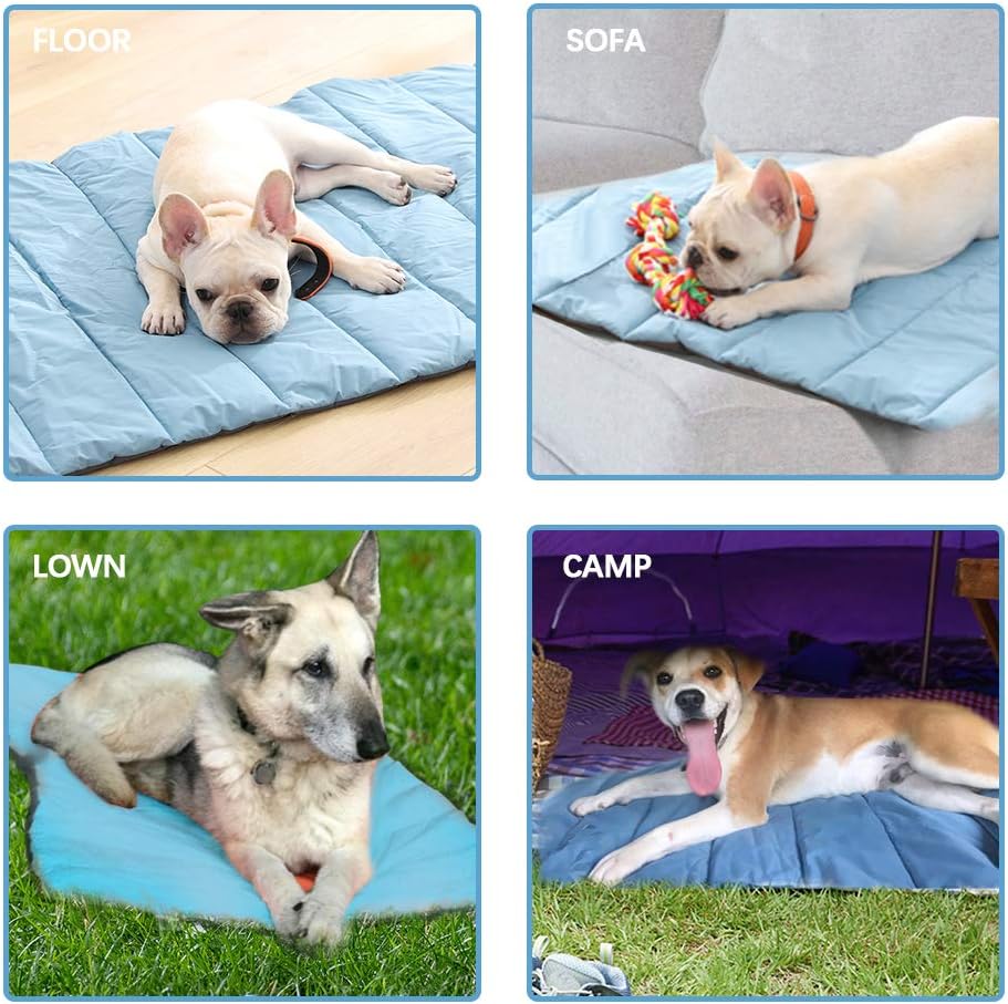 XIAPIA wasserdichte Hundematte für Outdoor, Waschbares Hundebett, Antistatik, Hygienisch, Faltbar, G