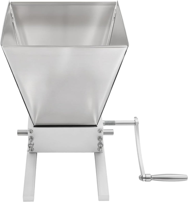 Getreidemühle Manuell, 4L Getreidequetsche, Einstellbarer Walzenabstand | Edelstahl Haferquetsche, G