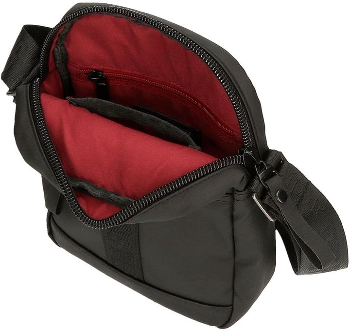 Pepe Jeans Hoxton Umhängetaschen und Kulturbeutel, Schwarz und Blau, Polyester PU, verschiedene Grös