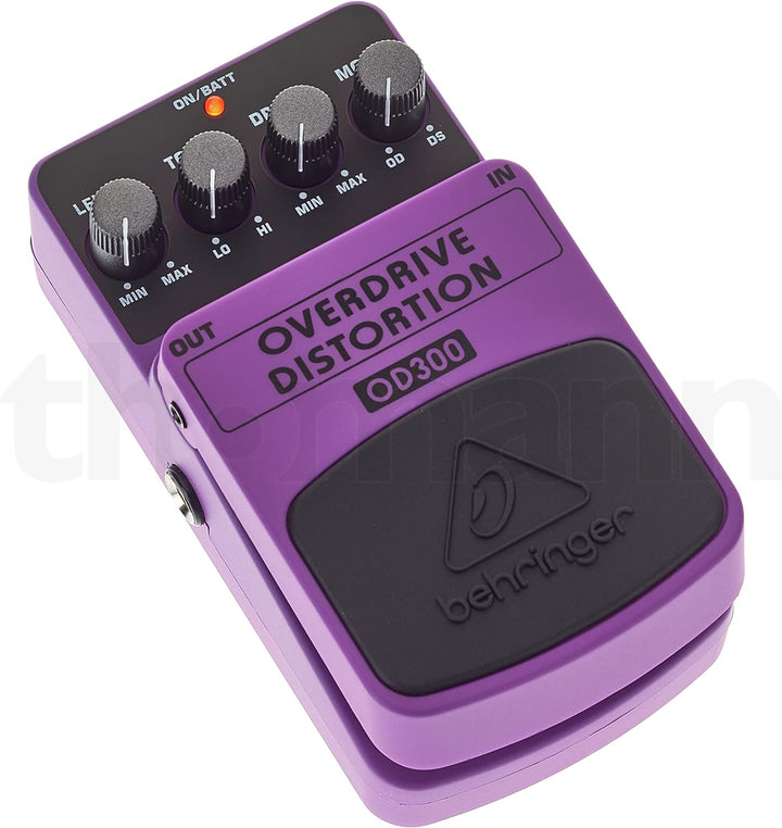 Behringer NOISE REDUCER NR300 Ultimatives Effektpedal zur Rauschunterdrückung & OVERDRIVE/DISTORTION