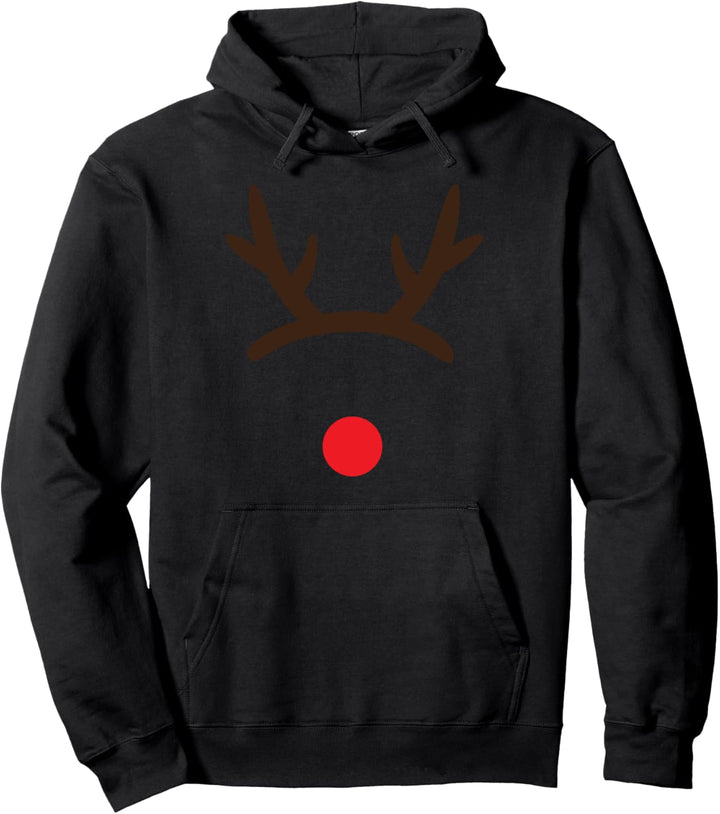 Ugly Christmas Rudolph Reindeer Pullover Hoodie
