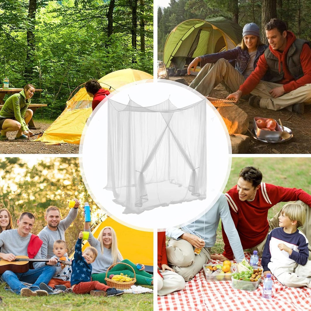 Generisch Camping Bettnetz Einfach Zu Installierende Transparente Barriere | Bett-Schlafnetz für Erw