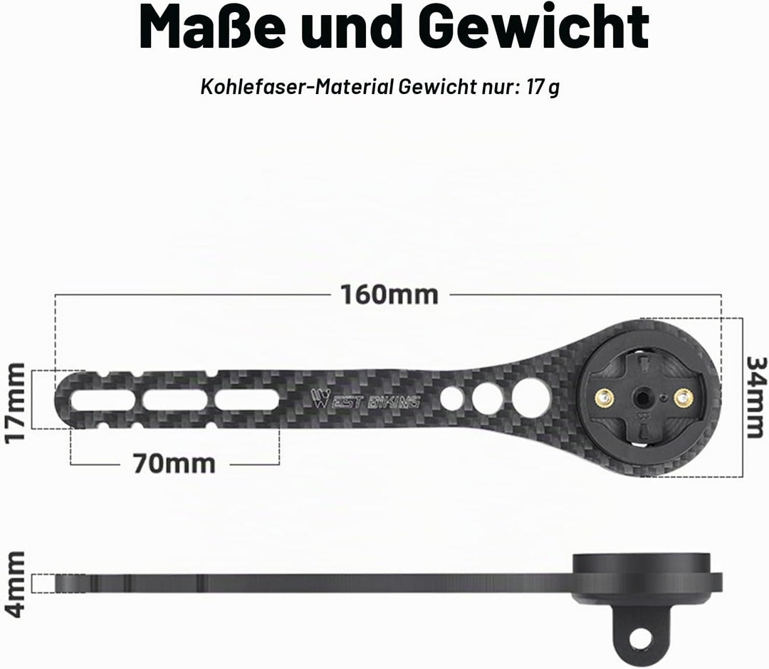 Rennrad Fahrradcomputer Halterung fürGarmin Edge 130, 530, 540, 800, 830, 840, 1000,1030,1040 Plus,