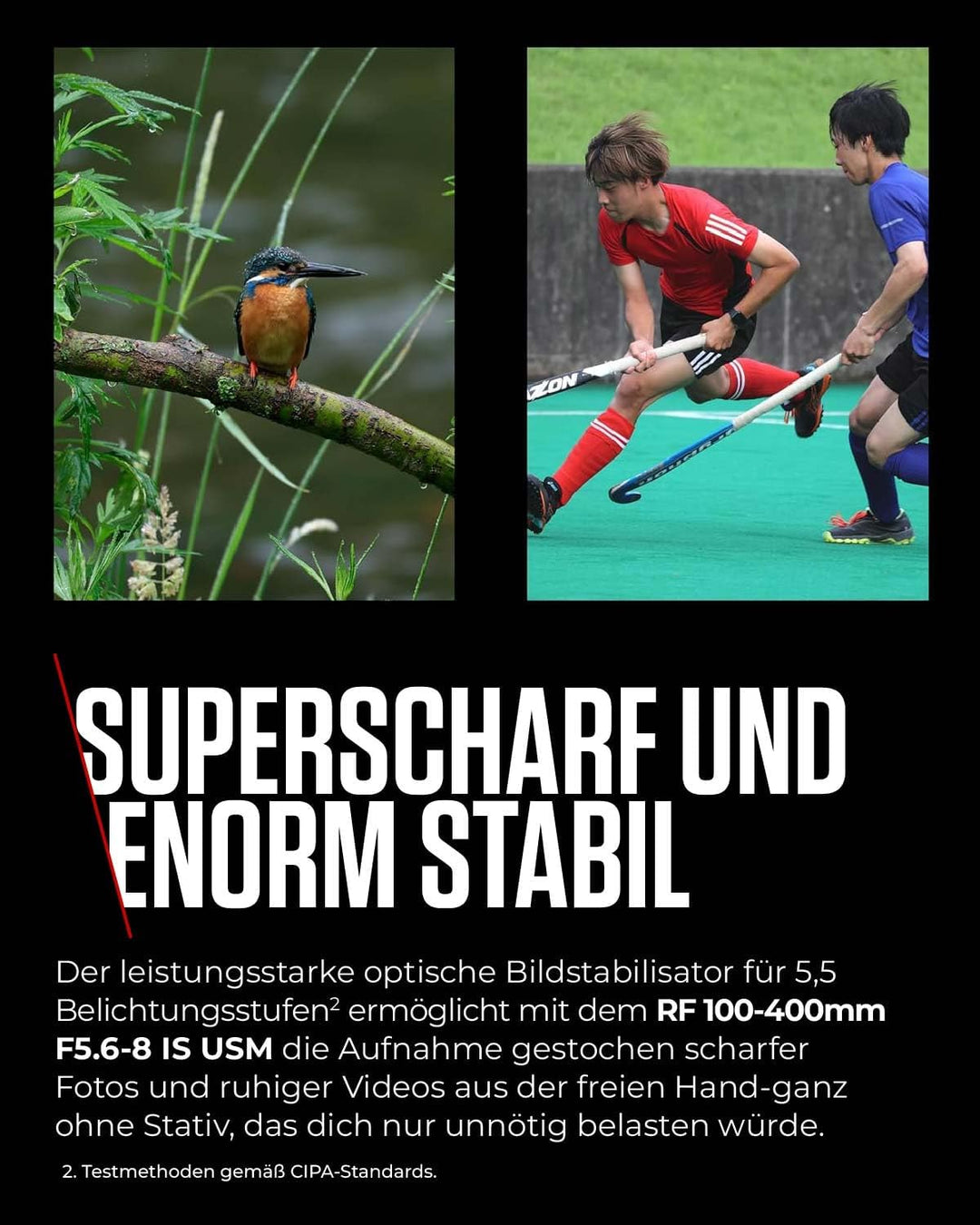 Canon Objektiv RF 100-400mm F5.6-8 is USM Supertele-Objektiv passend für Kameras der Canon EOS R Ser