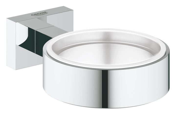 Essentials Cube Halter für Glas/Seifenschale Eckig Einzeln, Eckig Einzeln