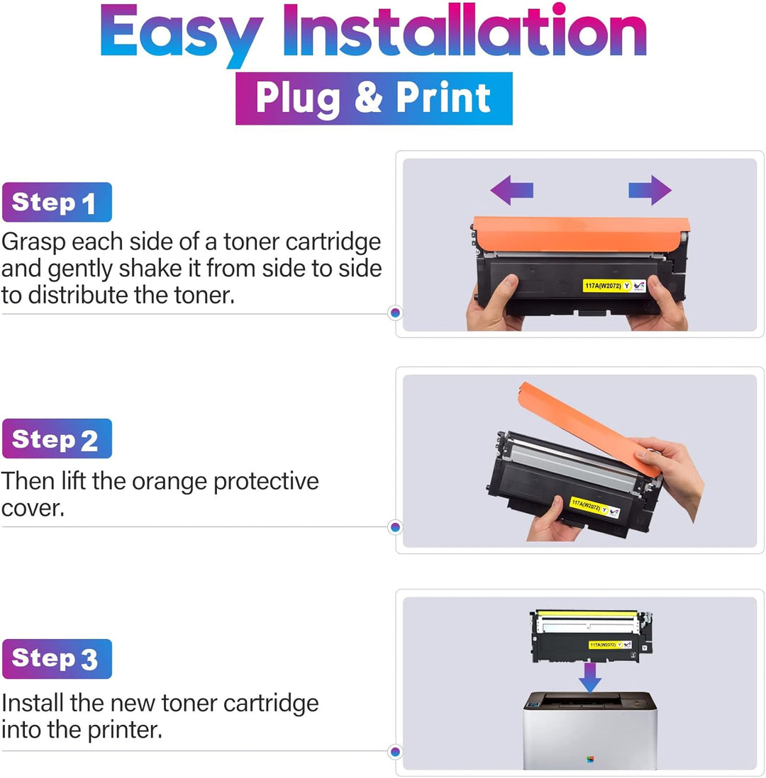 117A Kompatibel Toner HP Color Laser MFP 179fwg HP 117A Toner Set Toner HP Color Laser MFP 178nwg HP
