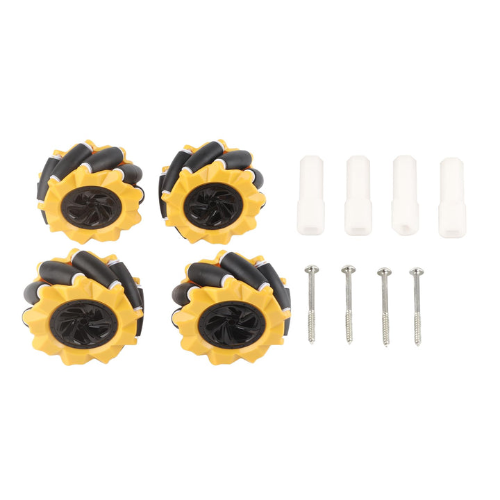 YWBL-WH Mecanum Wheel, Omni-Directional Wheel, Smart Robot Autoteile DIY Spielzeugkomponenten für Ba