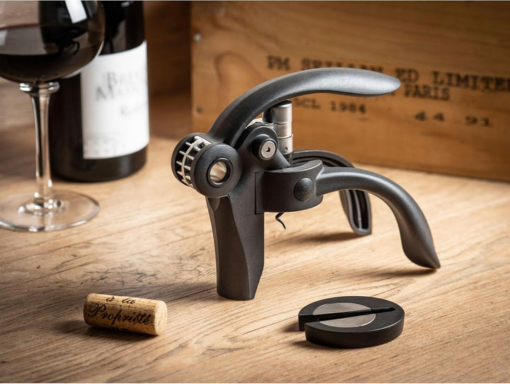 PEUGEOT - Baltaz Dark - Hebelkorkenzieher + Kapselschneider - Für alle Arten von Korken - Weingesche