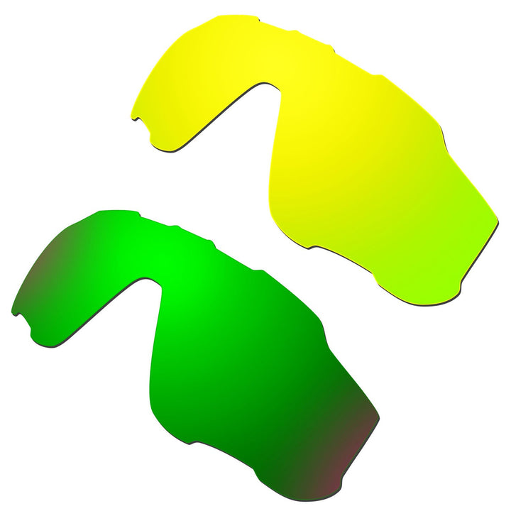 HKUCO Plus Mens Replacement Lenses For Oakley Jawbreaker - 2 pair
