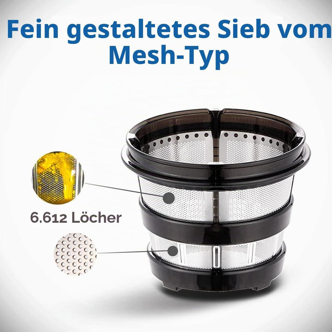 DAHLERT X HUROM | Slow Juicer | Entsafter Gemüse und Obst | DT-SJ-21 | Leiser Motor | Hohe Saftausbe