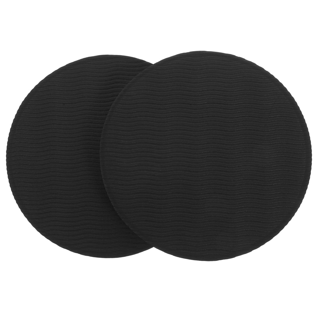 Vorcool 2 Stück Kniematten, dicke Yoga Kissen, rund für Hände, Handgelenk, Knie, Ellenbogen, Schulte