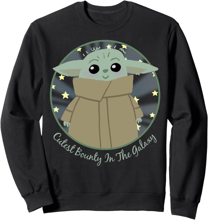 Star Wars The Mandalorian The Child Cutest Bounty Text Sweatshirt