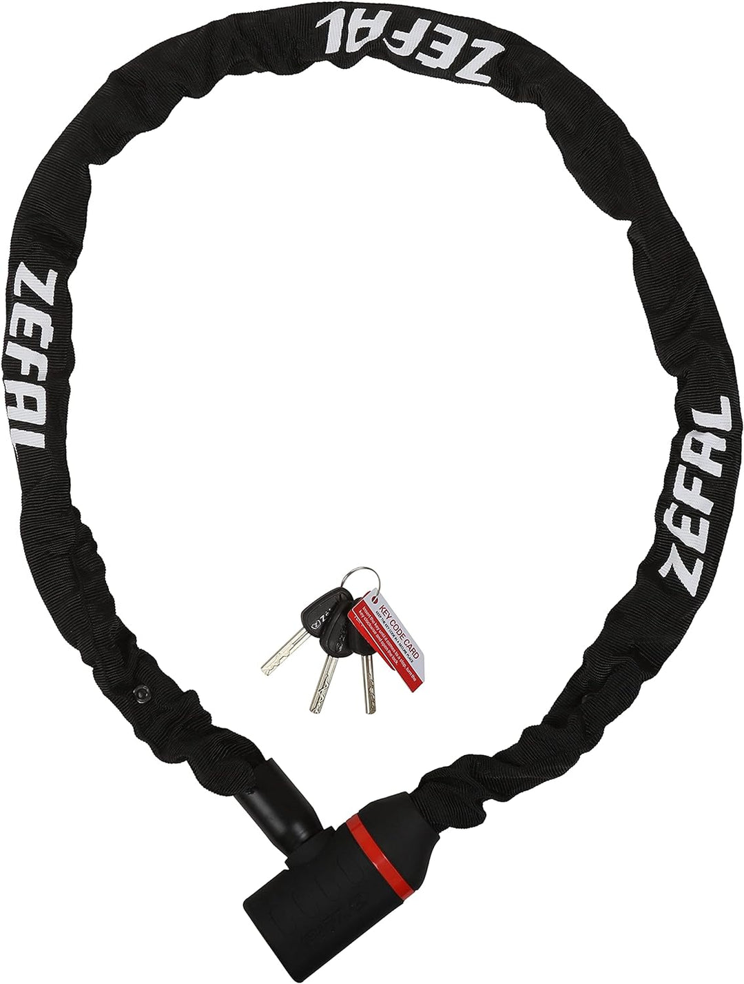 Kettenschloss ZEFAL K-TRAZ M14 (8 mm x 80 cm) Schwarz, Schwarz