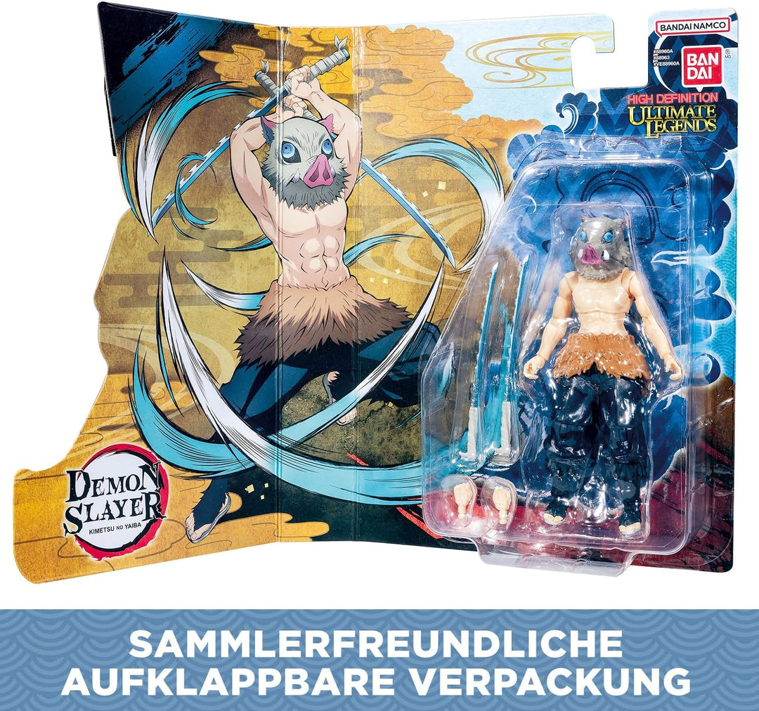 BANDAI - Ultimate Legends HD - Demon Slayer Actionfigur 12 cm - Inosuke Hashibira - Offizielle Demon