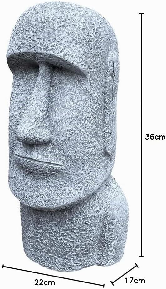Stone and Style Moai Osterinsel Figur frostfest wetterfest 16,2 kg