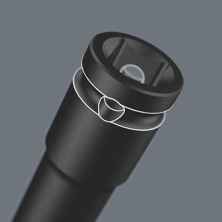 Wera 05004841001 8790 C Impaktor Deep Set 1, Steckschlüsseleinsatz Satz, 11-teilig Schwarz Single, S