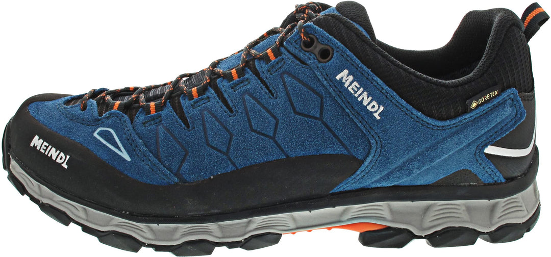 Meindl Herren Anthracite/R Wanderstiefel 42.5 EU Blau Orange, 42.5 EU Blau Orange