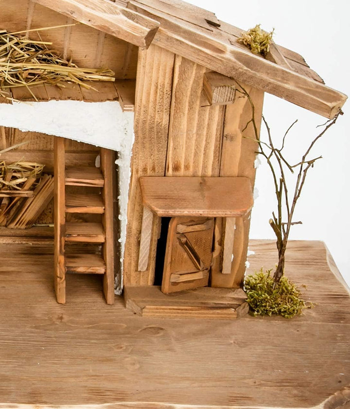 Grosse Weihnachtskrippe-(W11)-Krippe Krippenstall
