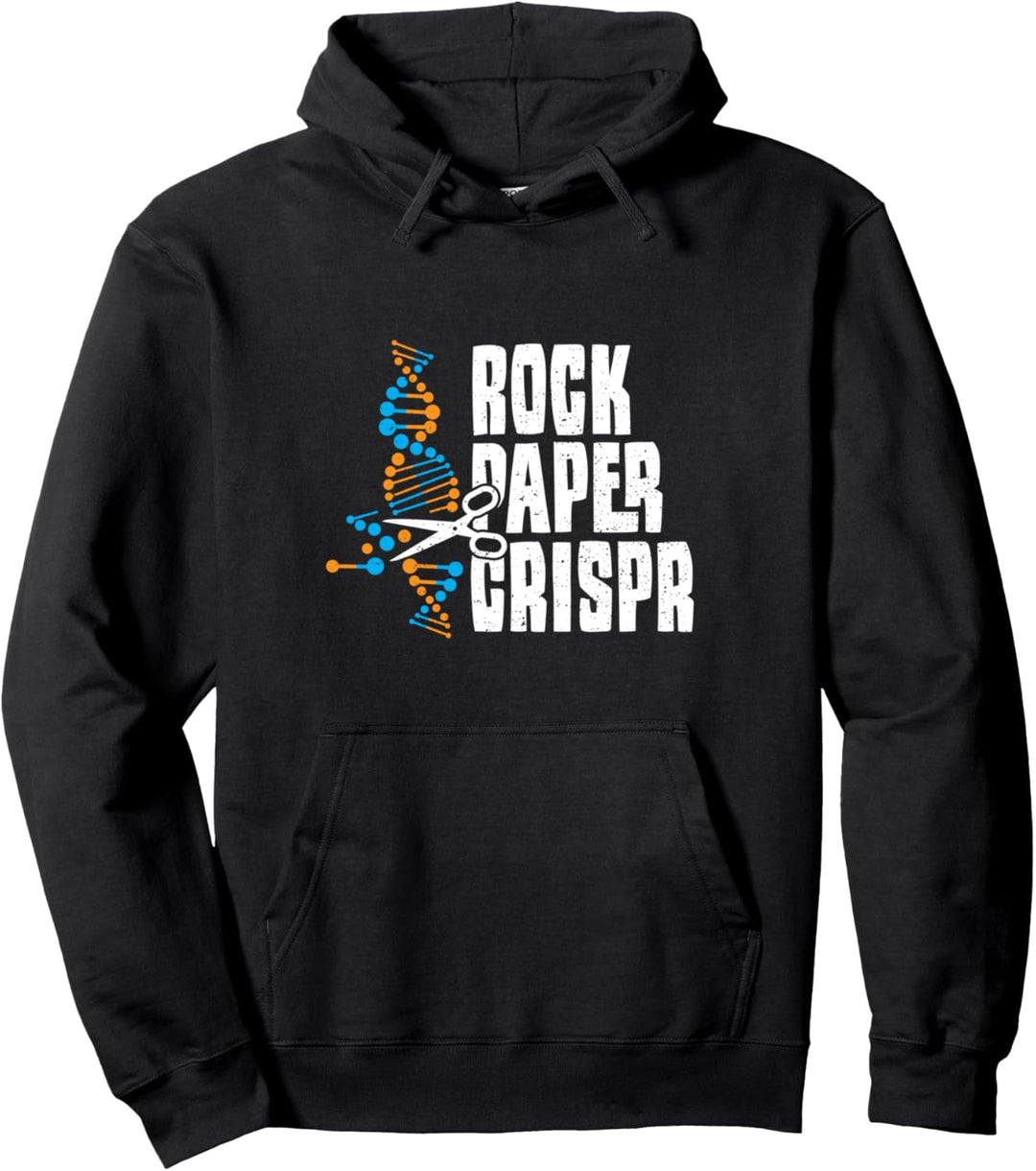 Wissenschaft: Rock Paper Crispr - Ingenieur Sprüche Pullover Hoodie