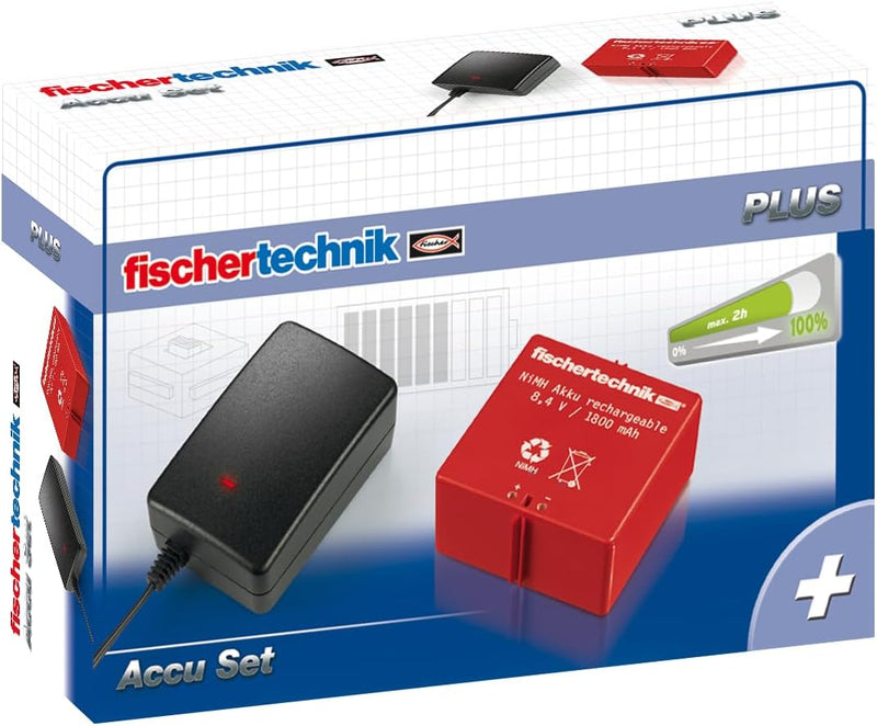 Fischertechnik GmbH 34969 Block fischertechnik Plus Akku Accu Set, Konstruktionsbaukasten, Ergänzung