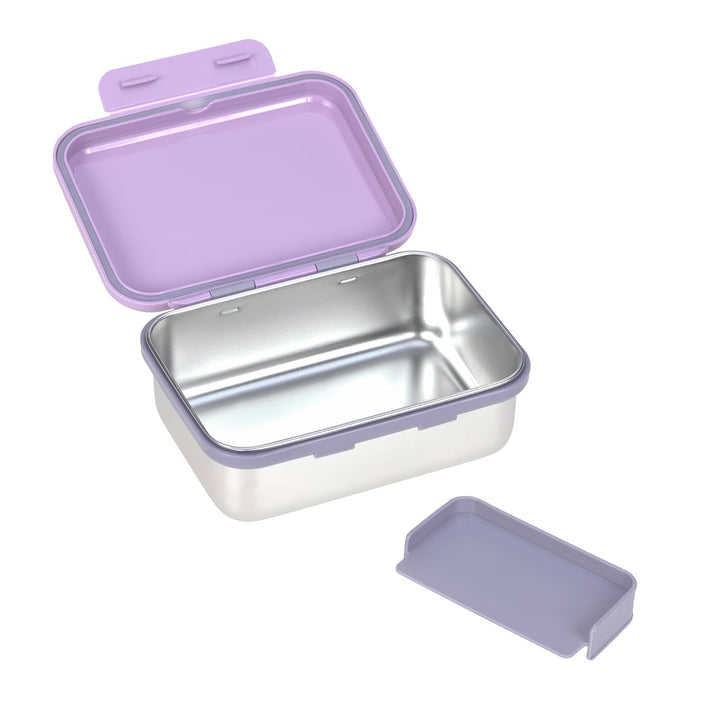 LÄSSIG Kinder Brotdose Edelstahl Lunchbox Frühstücksbox Nachhaltig Kindergarten Schule/Lunchbox Stai