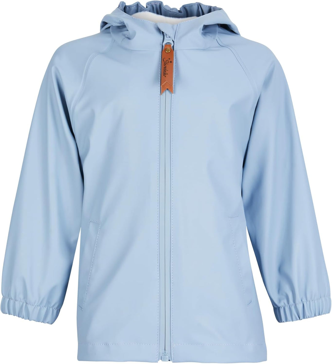Sterntaler Unisex Baby Regenjacke Ungefüttert Uni 92 Blau, 92 Blau