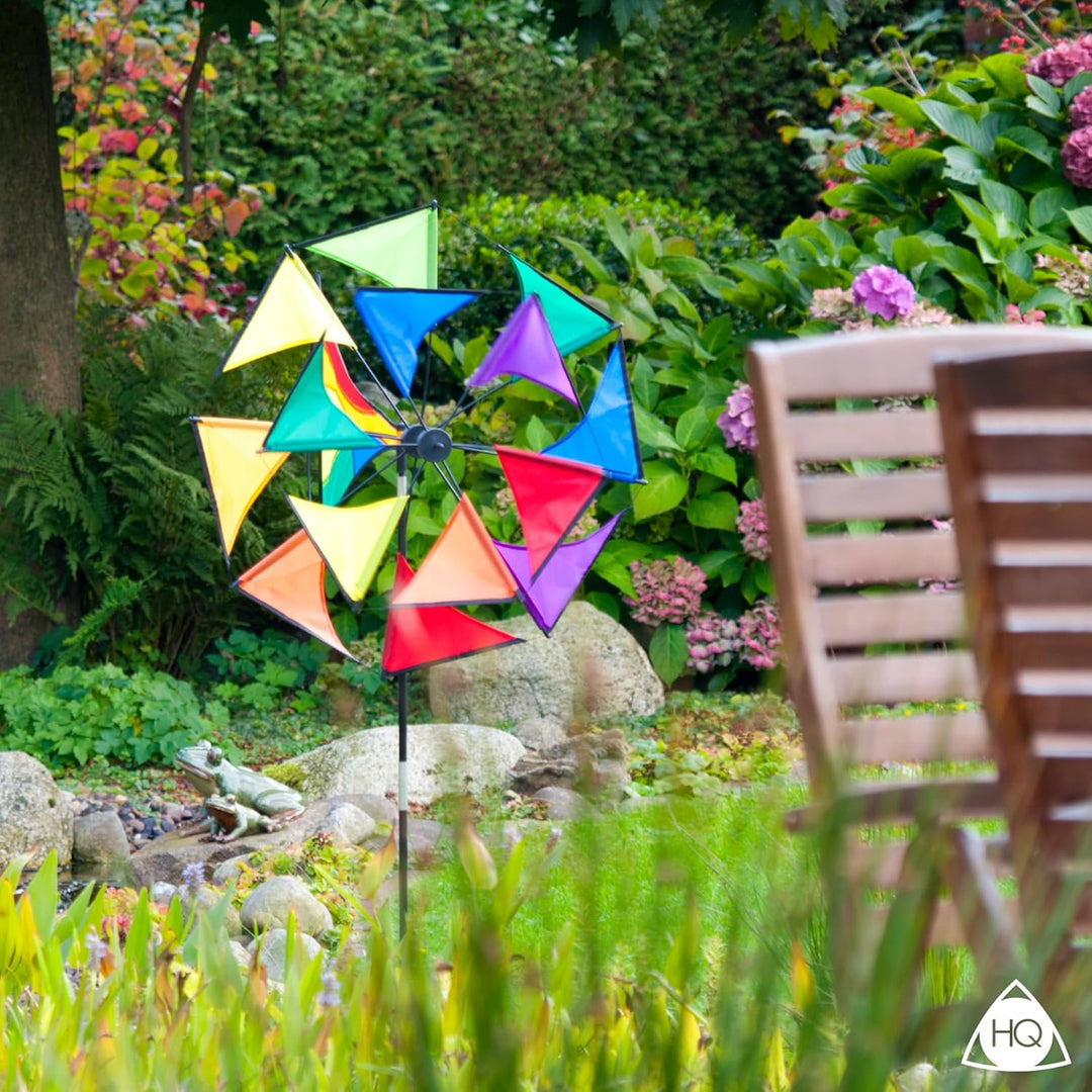 HQ Design Windspiration - Windmill, UV-beständige und wetterfeste Windspiel Deko für Garten, Terrass