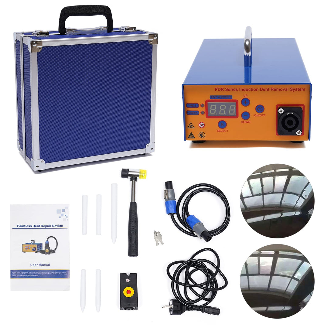 Begoniape 1.38KW Magnetisches Induktionsheizgerät, 150KHz 220V Ausbeulwerkzeug Induktionsheizung, In