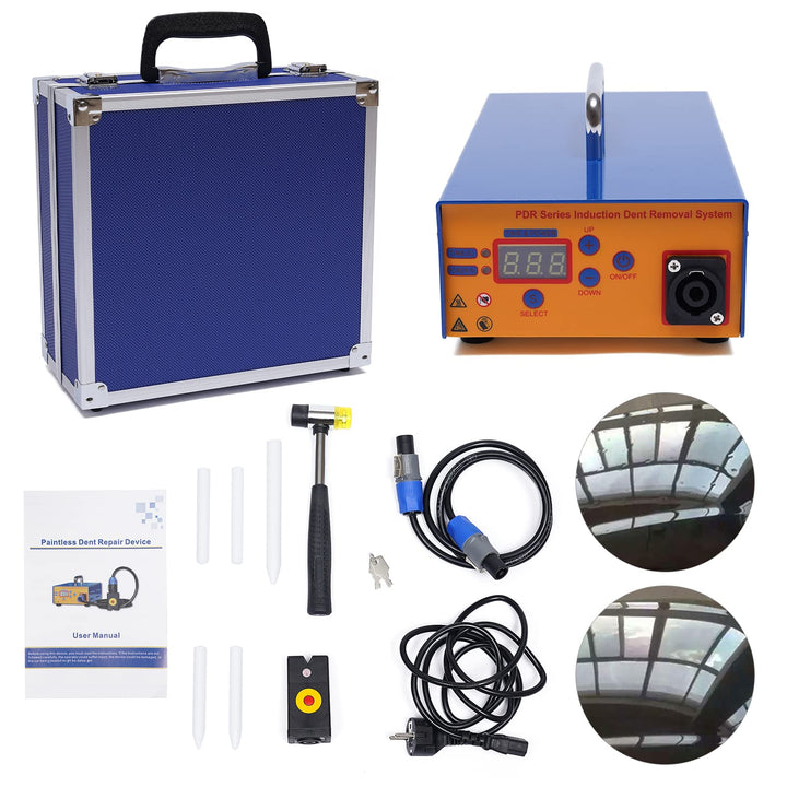 Begoniape 1.38KW Magnetisches Induktionsheizgerät, 150KHz 220V Ausbeulwerkzeug Induktionsheizung, In