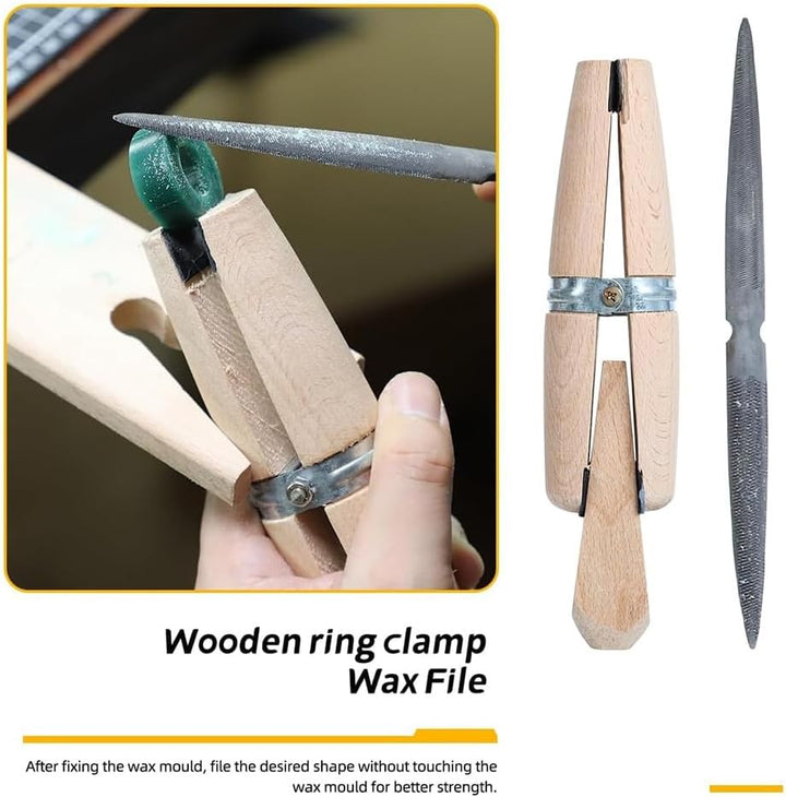 Ringgrössenmesser für Schmuck, Schnitzwerkzeug-Set, Ringwachs-Form-Set, Schmuckwachs-Tube, Juwelierw