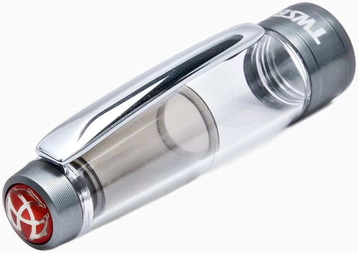 TWSBI Diamond 580 Kolbenfüllhalter AL R Nickel Grau