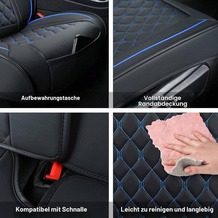 Vankerful Kunstleder-Autositzbezüge, universell passend für die meisten Pkw, SUV, Limousinen und Lkw