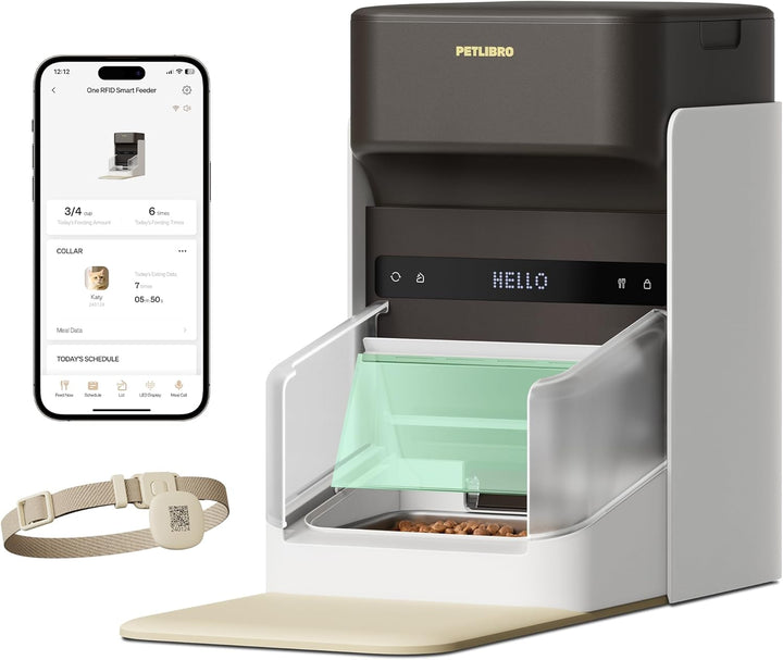 PETLIBRO RFID Futterautomat für Katze, 5G Wi-Fi Automatischer Haustier-Futterspender, Katzen-Futtera