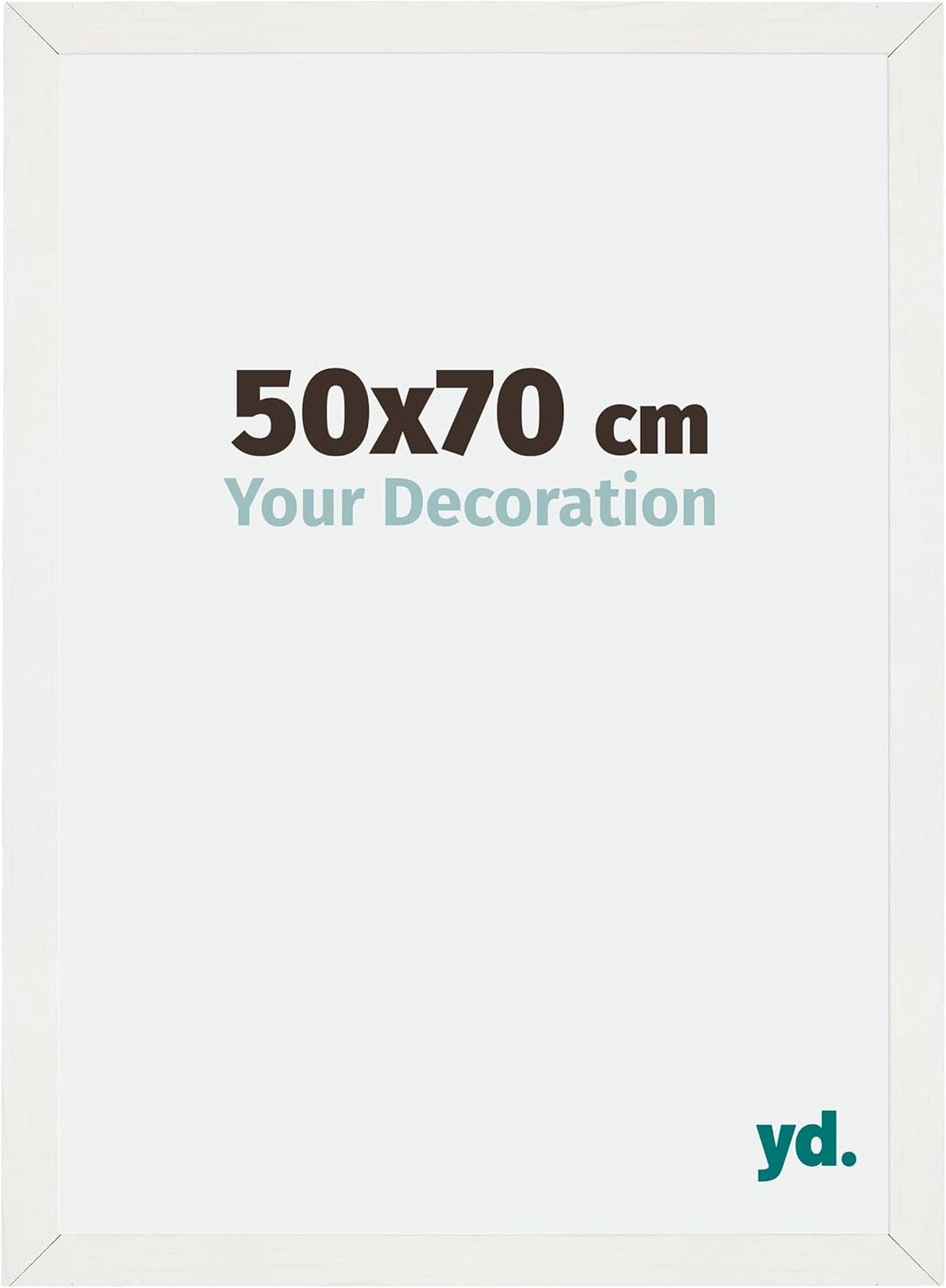yd. Your Decoration - Bilderrahmen 50x70 cm - Bilderrahmen aus MDF mit Acrylglas - Antireflex - Ausg