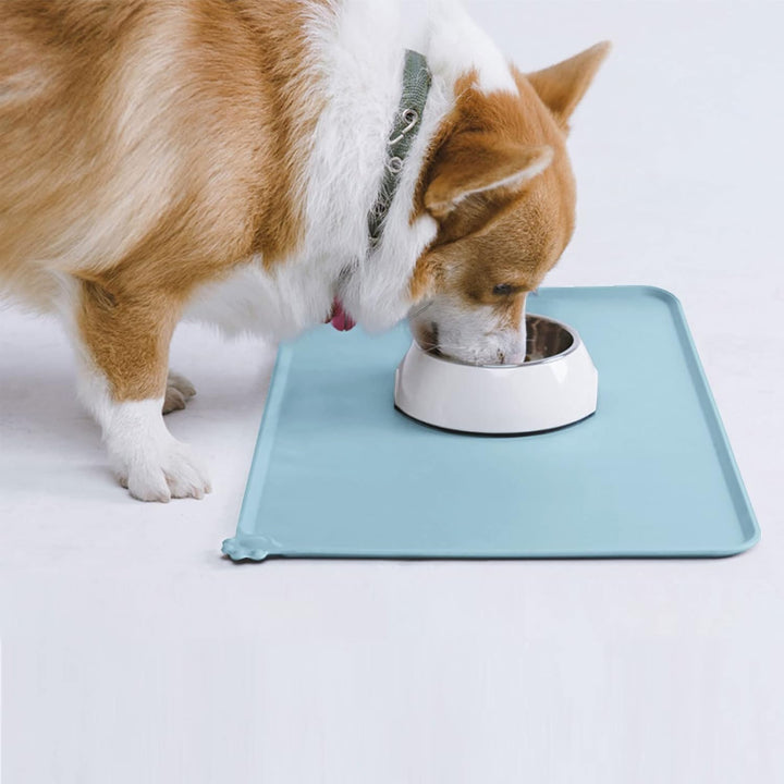 AUDWUD Silikon wasserdicht Hund und Katze Haustier Fütterung Matte,Anti-Rutsch-Tiernapf Matte,Hausti