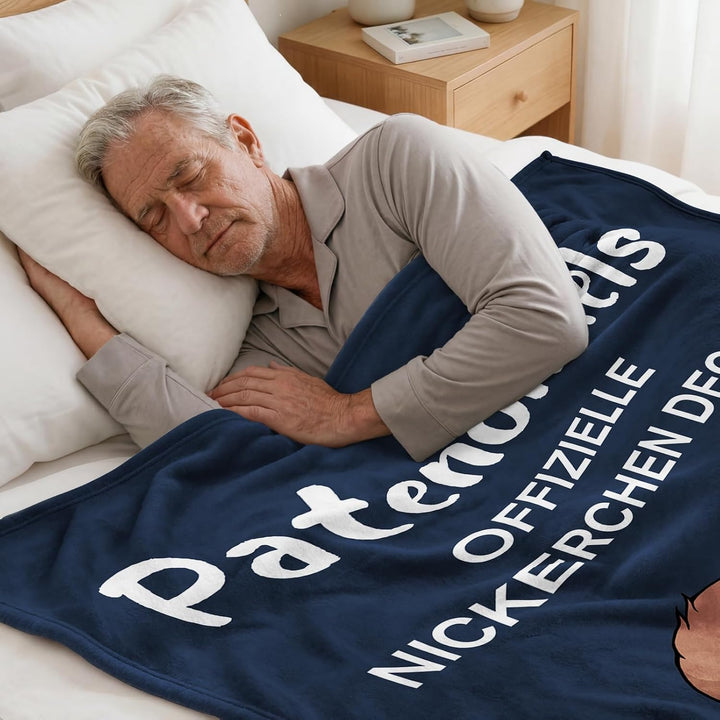 Patenonkel Geschenk - Kuscheldecke, Patenonkel Geschenke Geburtstag, Geburtstagsgeschenk, Patenonkel