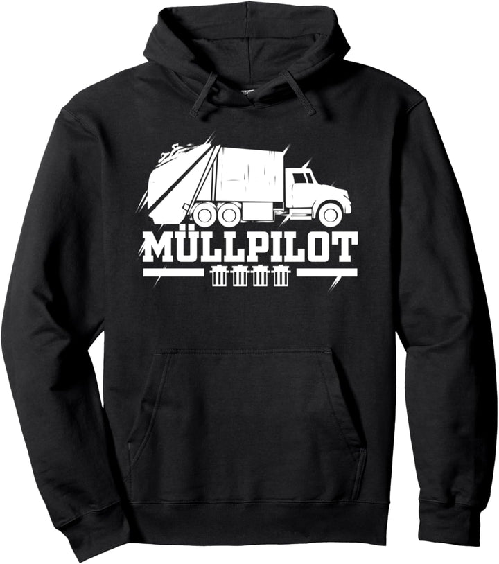 Müllmann Müllpilot Müllabfuhr Müllwagen Müllfahrer Pullover Hoodie