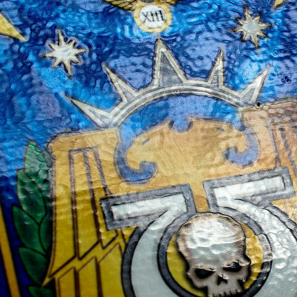 Warhammer 40000 Ultramarines Metall-Banner - Kapitel-Wappen Standfahne - Schreibtisch Regal Dekorati
